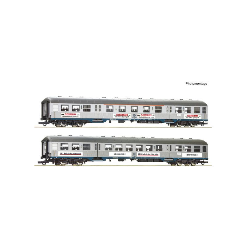 Roco 6200206 2 Piece Set: Commuter Coaches, DB