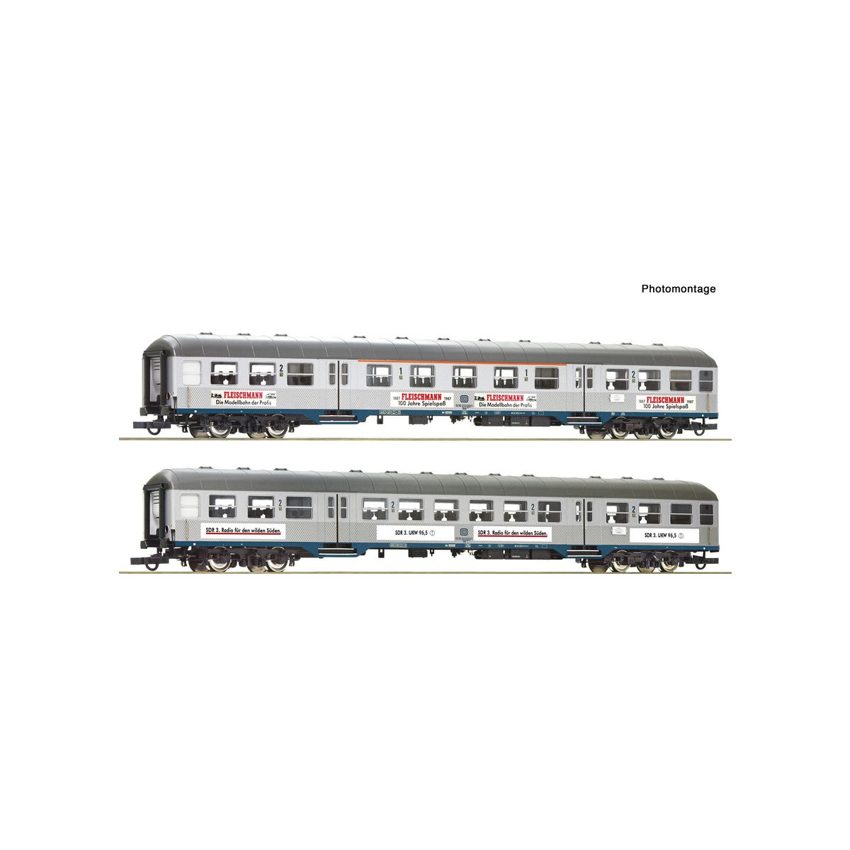 Roco 6200206 2 Piece Set: Commuter Coaches, DB