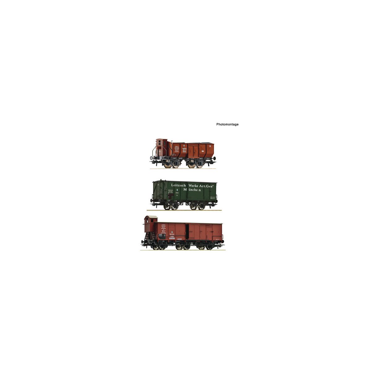 Roco 6600223 3 Piece Set: Goods Train, K.Bay.Sts.B.