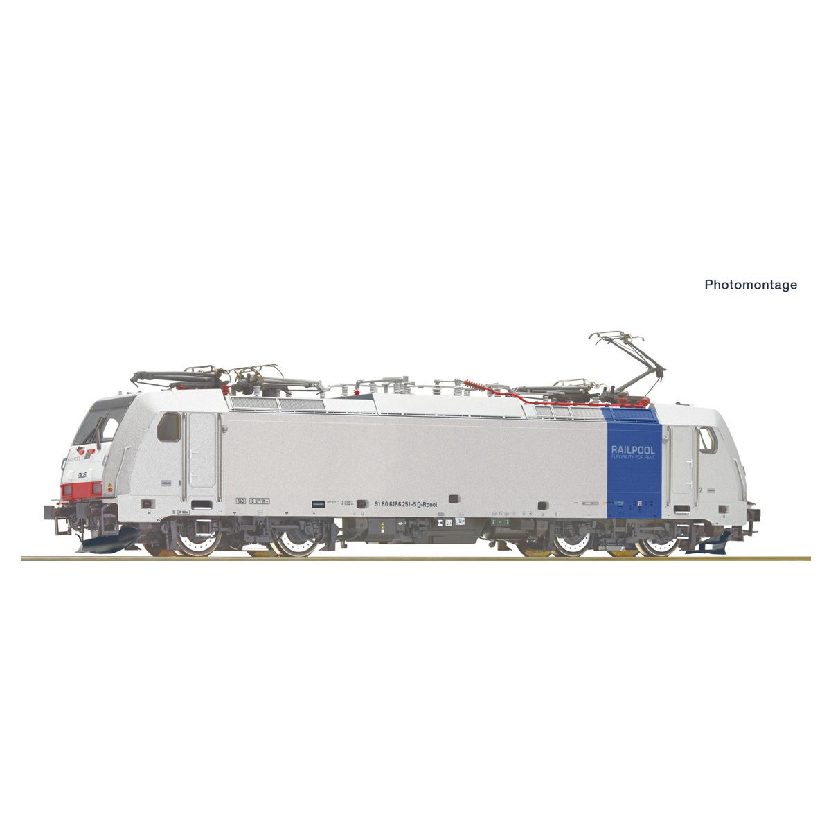 Roco 7510161 Electric Locomotive 186 251-5, Railpool