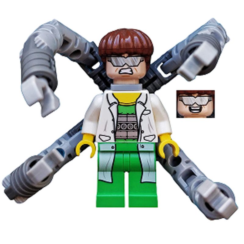 Dr. Octopus (Otto Octavius) / Doc Ock - White Lab Coat over Bright Green Outfit, Without Mechanical Arms