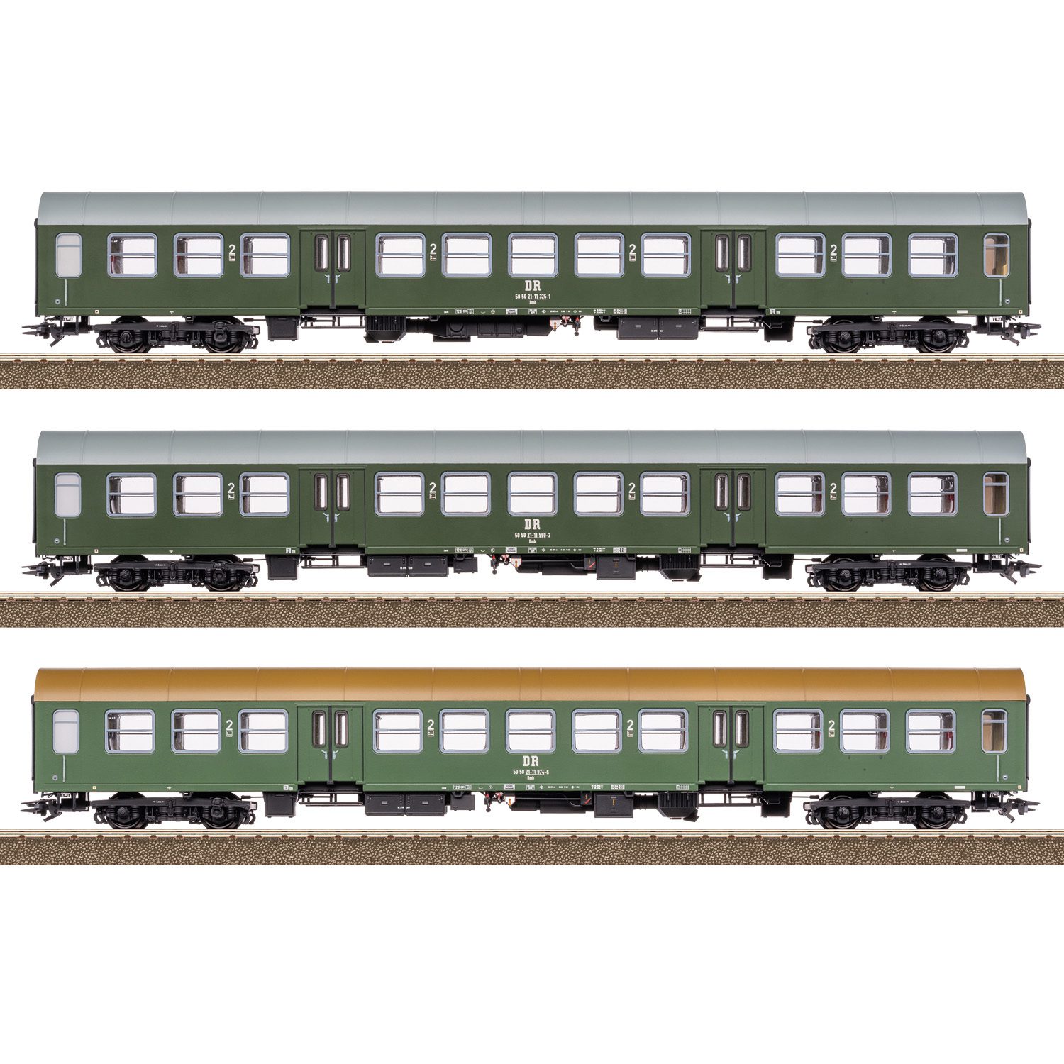 Trix Halberstadt Center Entry Car Passenger Car Set 23180