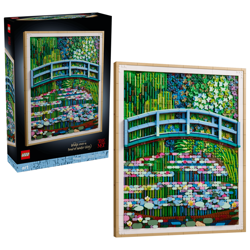LEGO Art Claude Monet – Bridge over a Pond of Water Lilies 31220