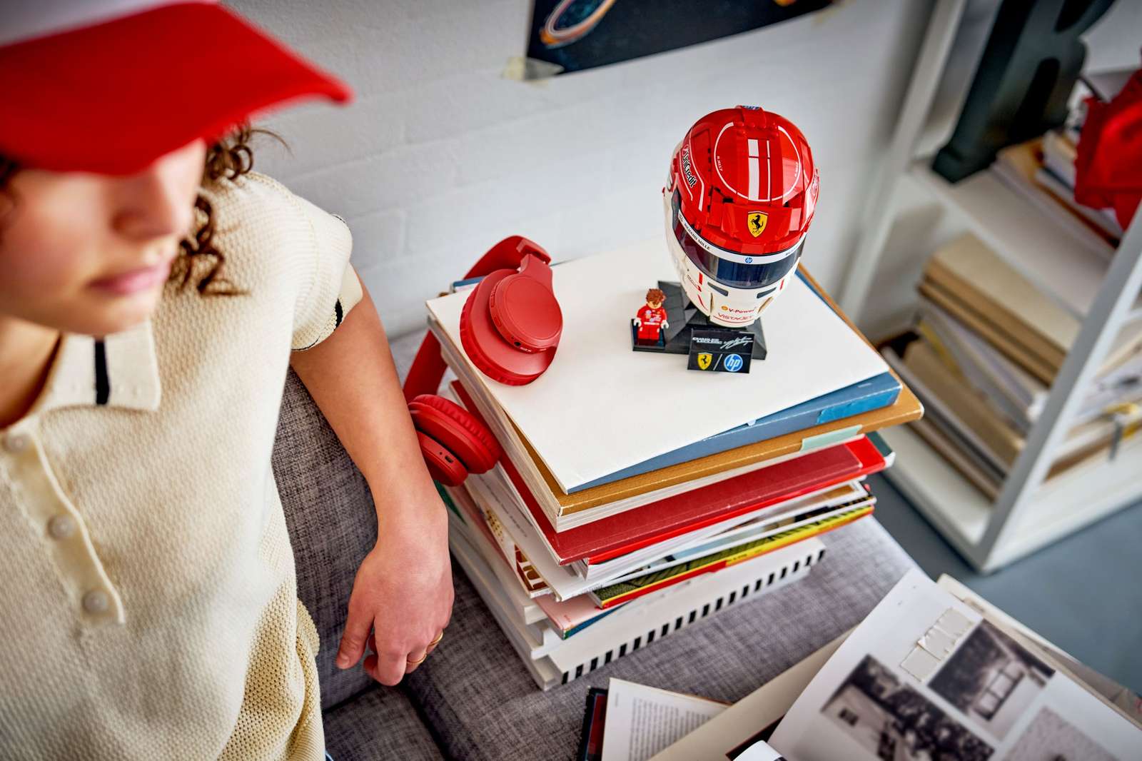 LEGO Scuderia Ferrari HP Charles Leclerc Helmet 43014