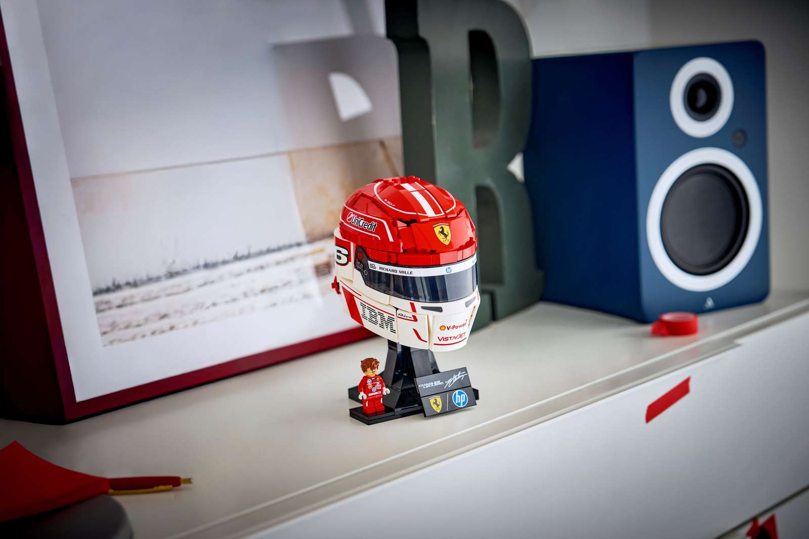 LEGO Scuderia Ferrari HP Charles Leclerc Helmet 43014
