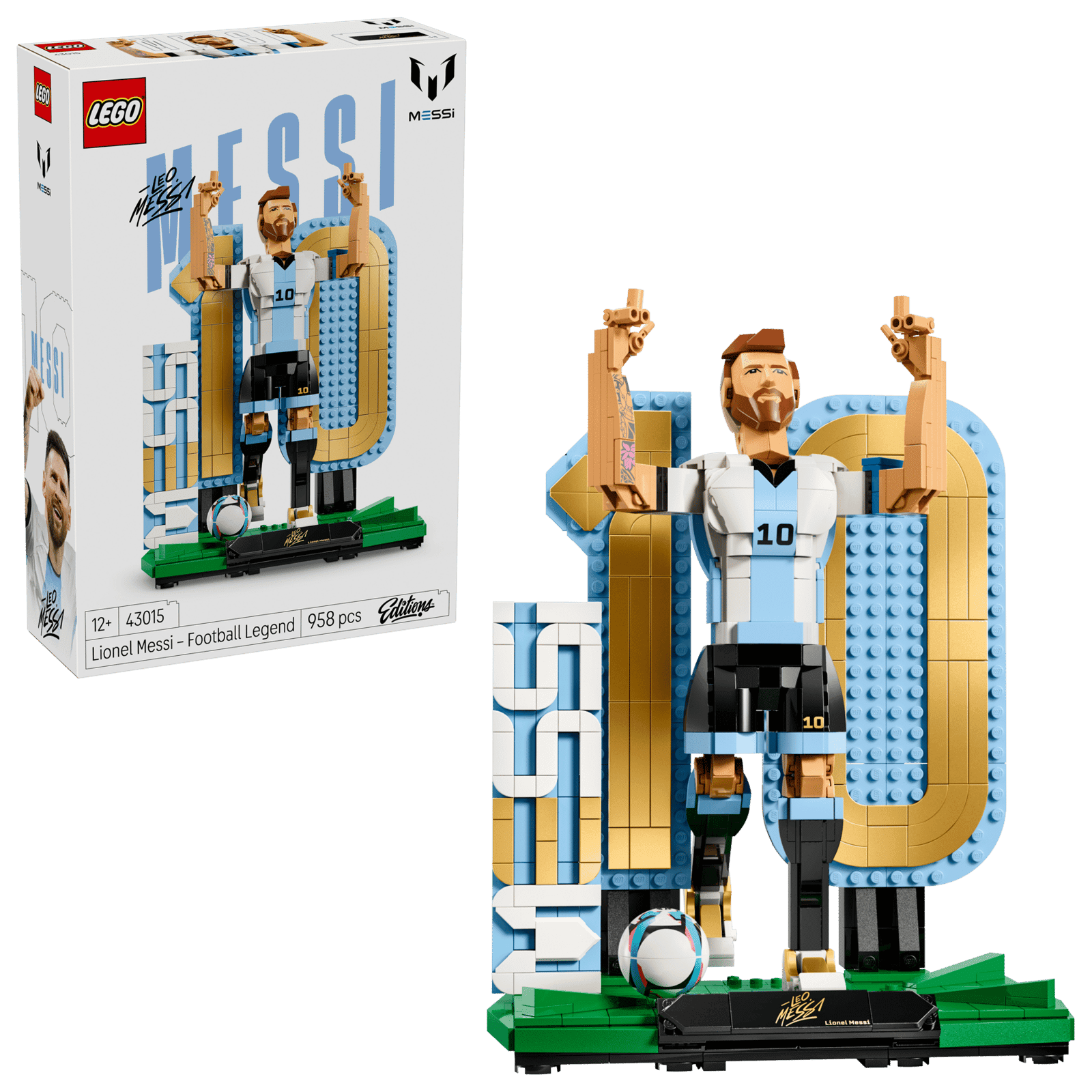 LEGO Editions Lionel Messi – Soccer Legend 43015