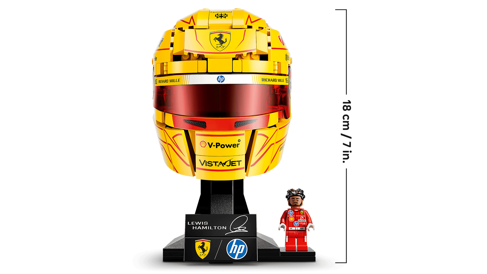 LEGO Scuderia Ferrari HP Lewis Hamilton Helmet 43022