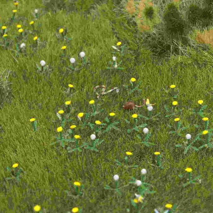 Busch Dandelions H0 1220