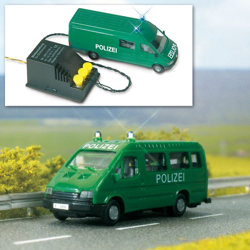 Busch Lighting Set Police Car H0 5935