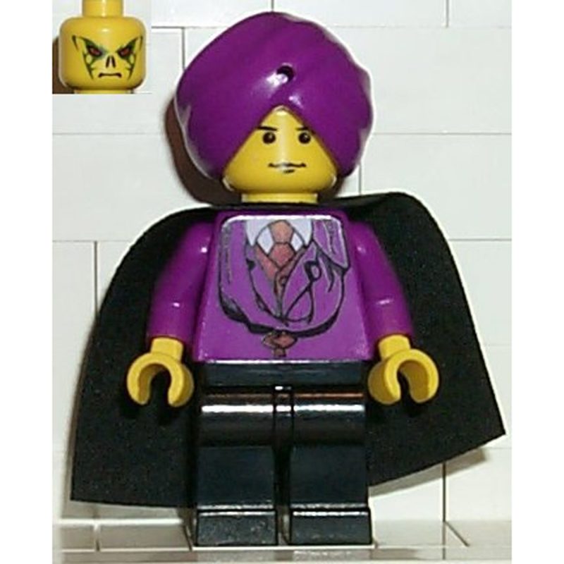 LEGO Minifigure hp011 Professor Quirinus Quirrell – Yellow Head, Purple Turban and Torso