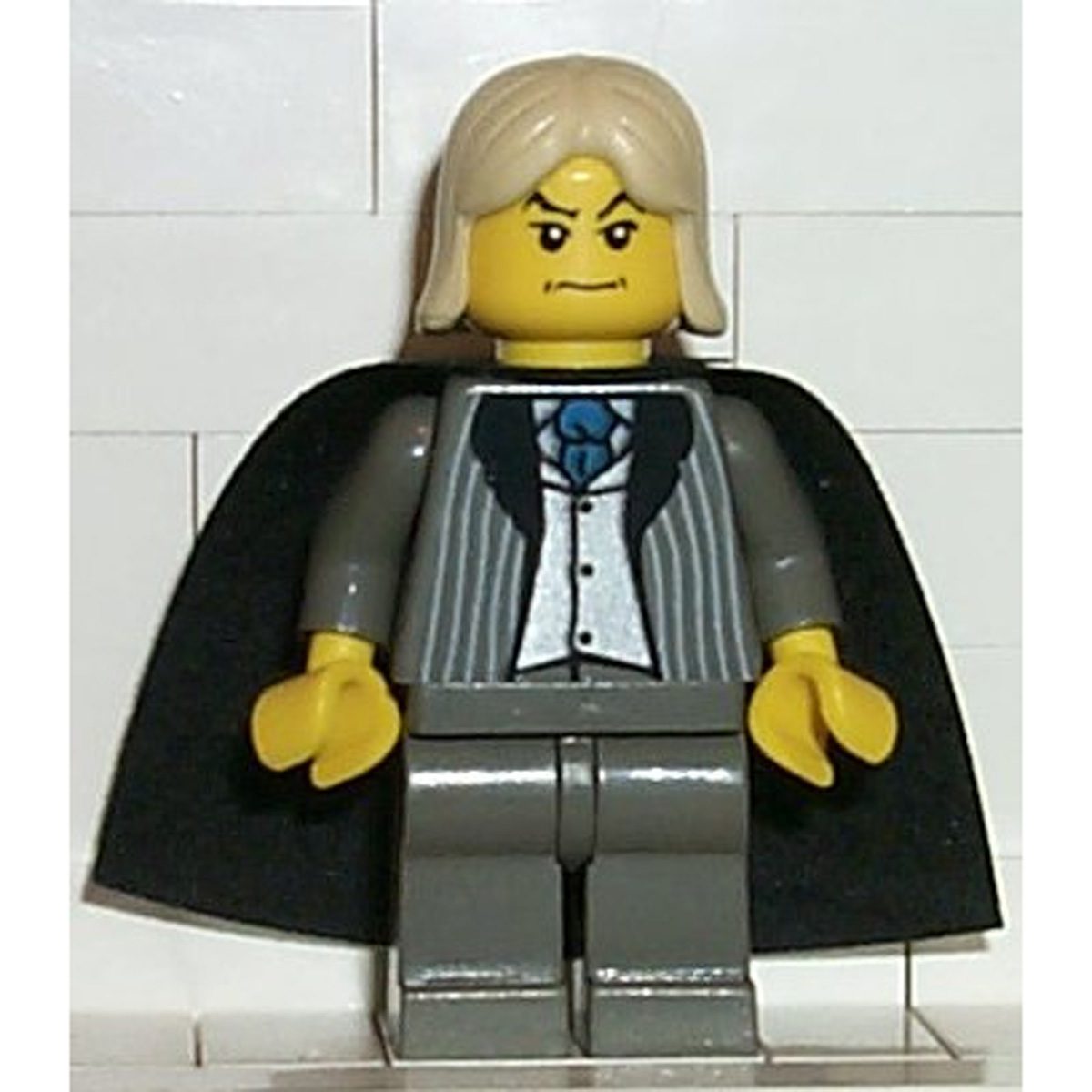 LEGO Minifigure hp018 Lucius Malfoy – Dark Gray Suit