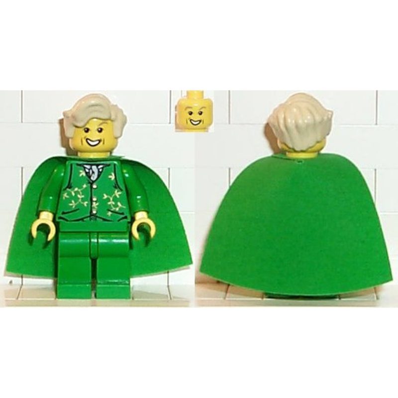 LEGO Minifigure hp028 Professor Gilderoy Lockhart – Green Torso and Legs