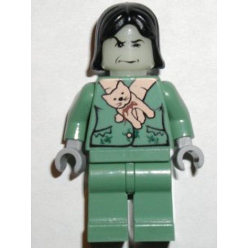 LEGO Minifigure hp044 Professor Severus Snape Boggart – Sand Green Outfit, Black Hair