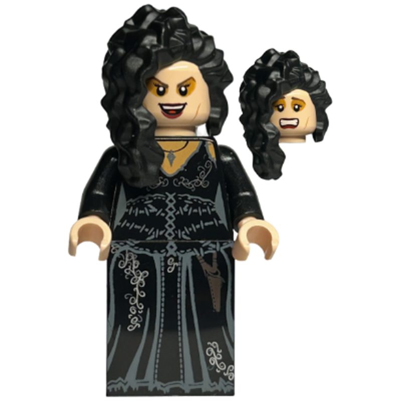 LEGO Minifigure hp092 Bellatrix Lestrange – Printed Black Dress