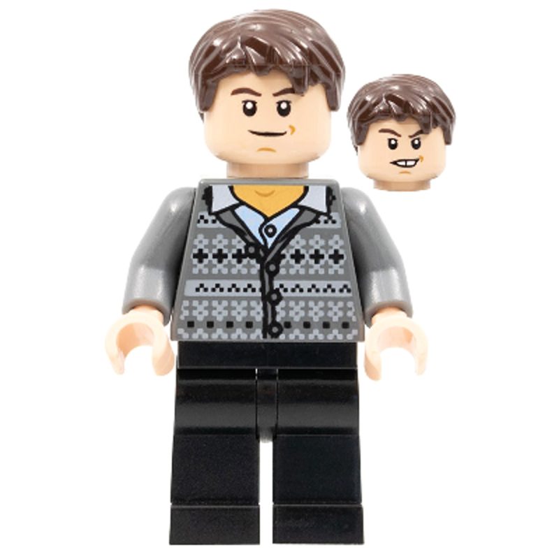 LEGO Minifigure hp129 Neville Longbottom – Fair Isle Sweater, Black Legs