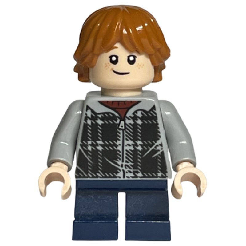 LEGO Minifigure hp154 Ron Weasley – Plaid Hoodie