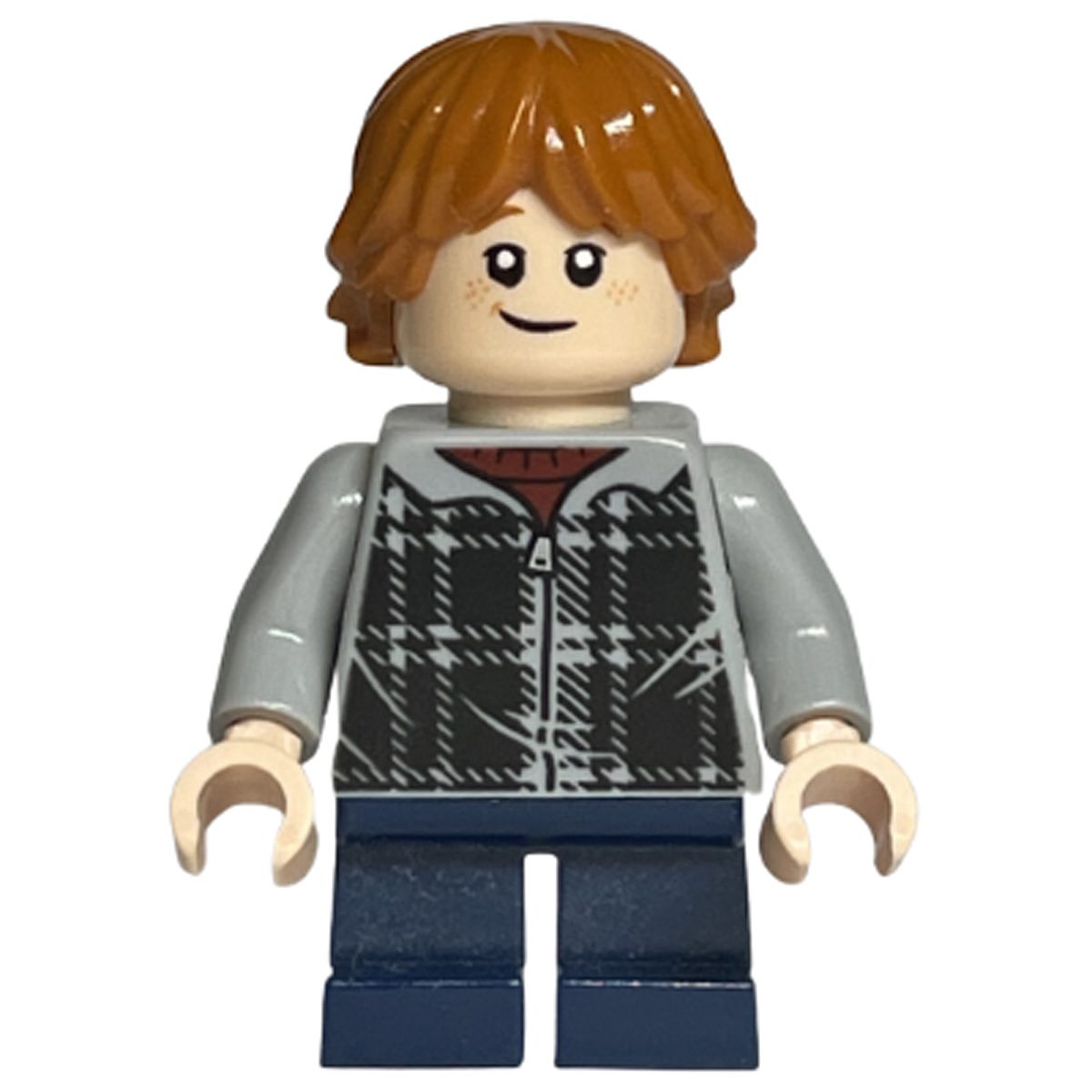 LEGO Minifigure hp154 Ron Weasley – Plaid Hoodie