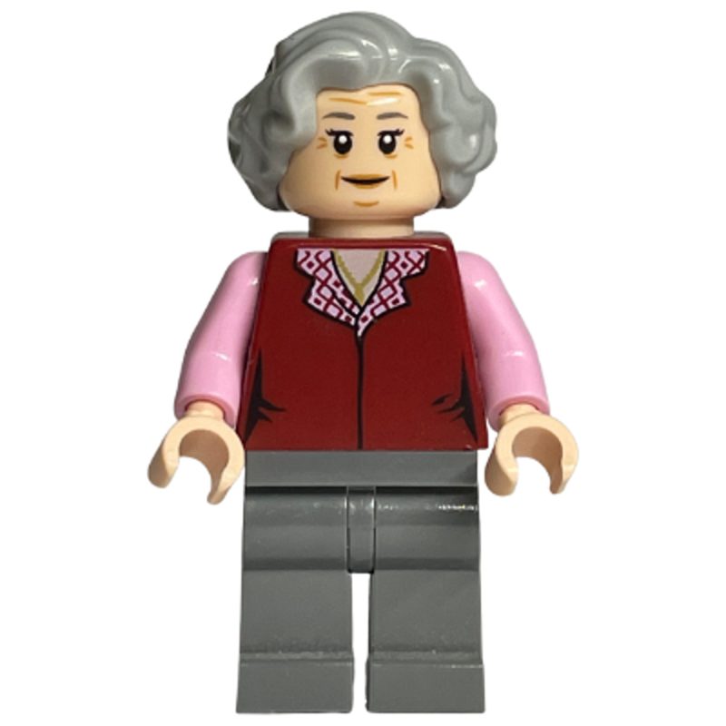 LEGO Minifigure hp158 Trolley Witch – Dark Bluish Gray Legs