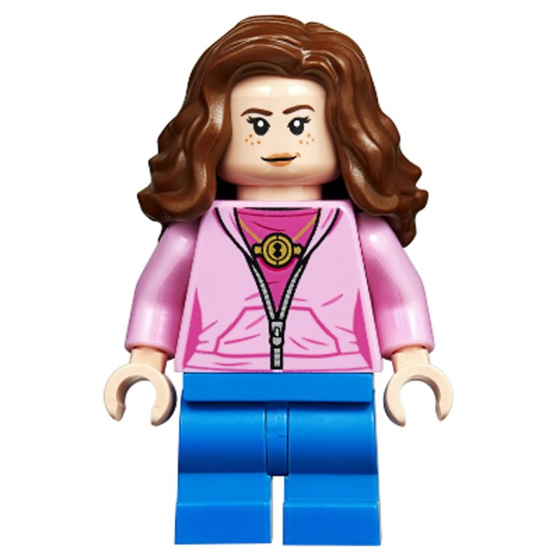 LEGO Minifigure hp181 Hermione Granger – Bright Pink Jacket with Time Turner Necklace
