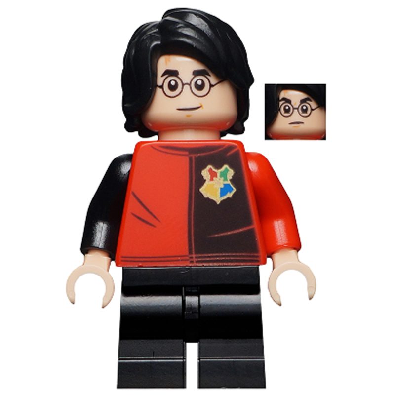 LEGO Minifigure Harry Potter – Tournament Uniform Paneled Shirt, Detailed, Medium Legs