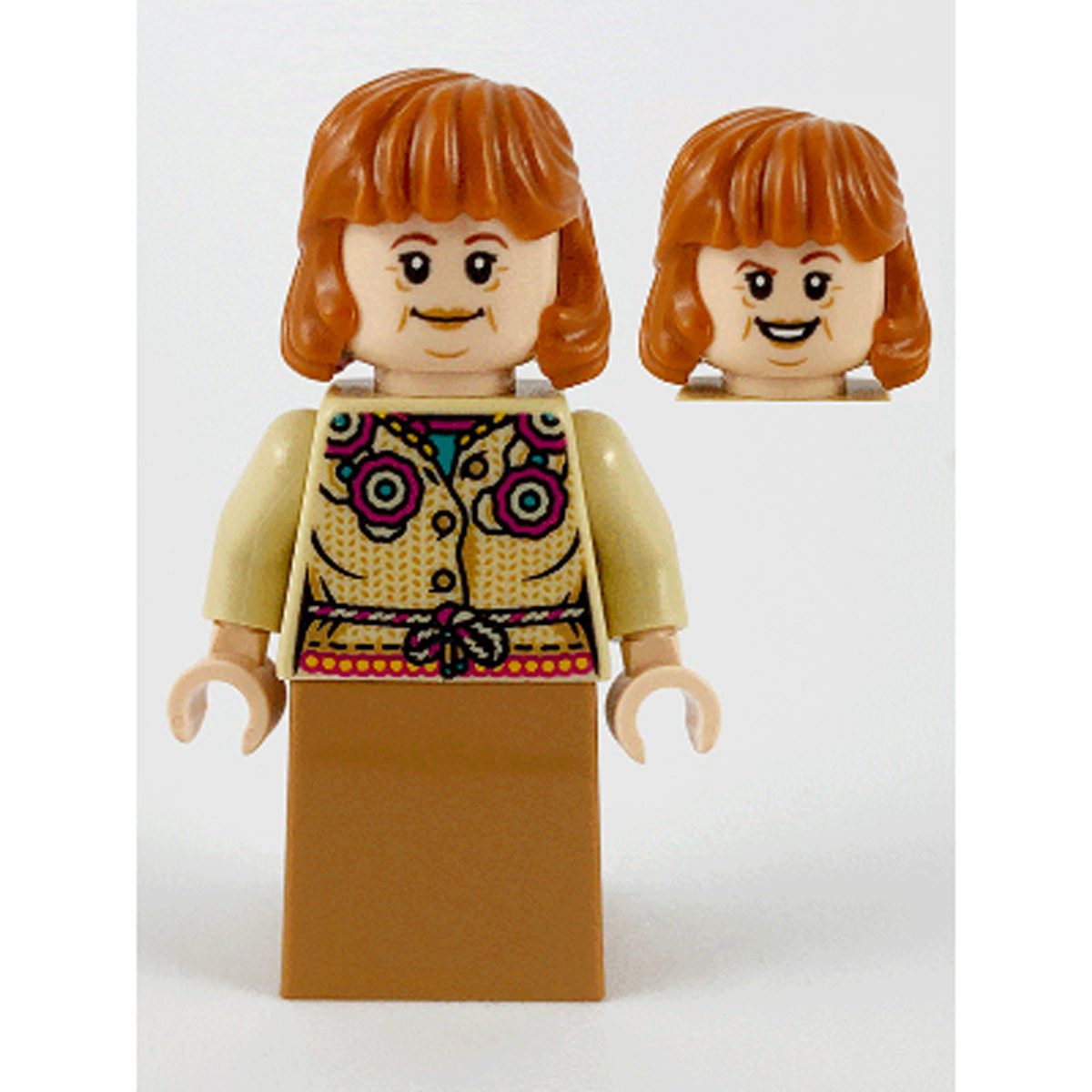 LEGO Minifigure hp212 Molly Weasley – Medium Nougat Skirt