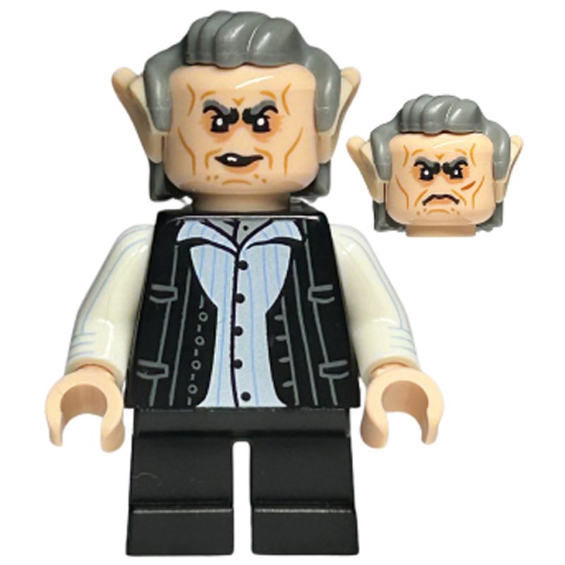 LEGO Minifigure hp445 Griphook Goblin – Black Pinstripe Vest