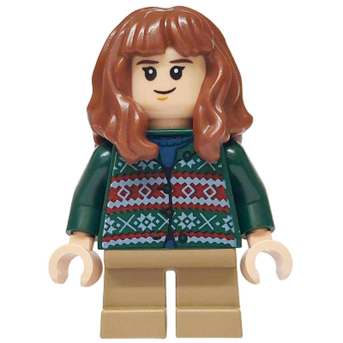 LEGO Minifigure hp553 Hermione Granger – Dark Green Sweater, Dark Tan Short Legs