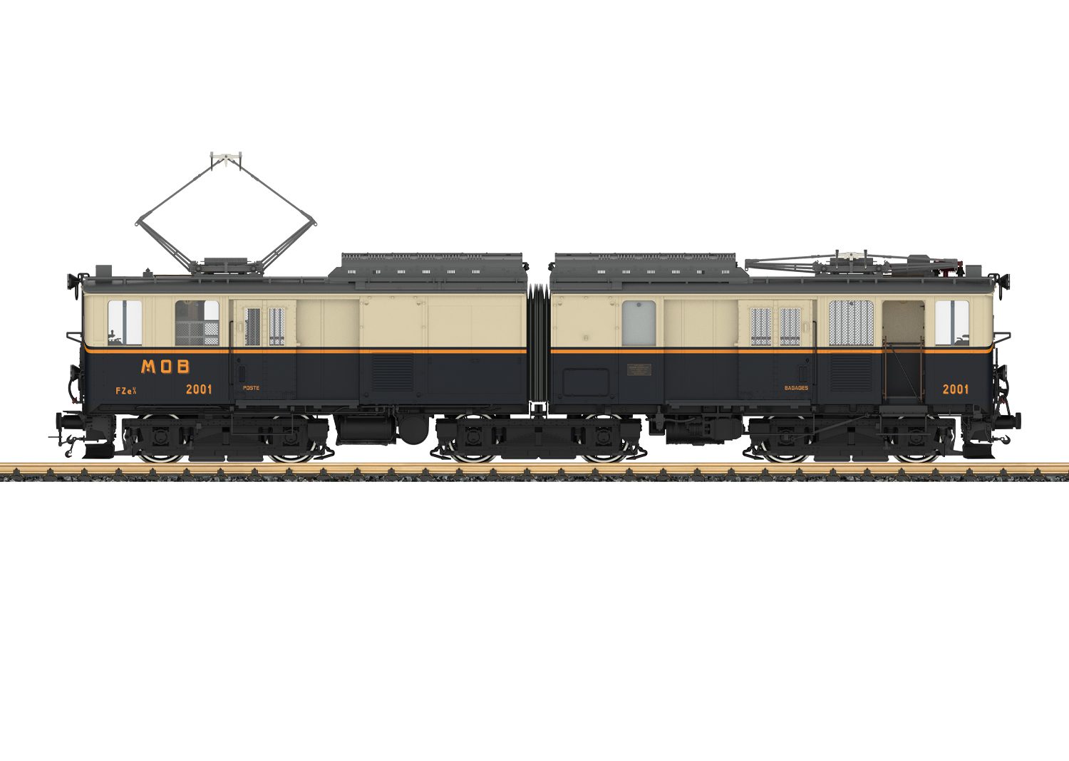 LGB Class FZe 6/6 Powered Rail Car Era II 26662