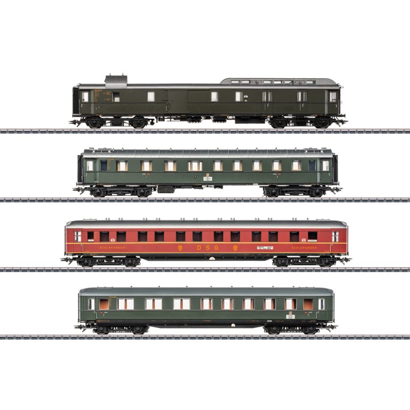 Märklin Express Train Passenger Car Set 1 for the “D 74” 42491