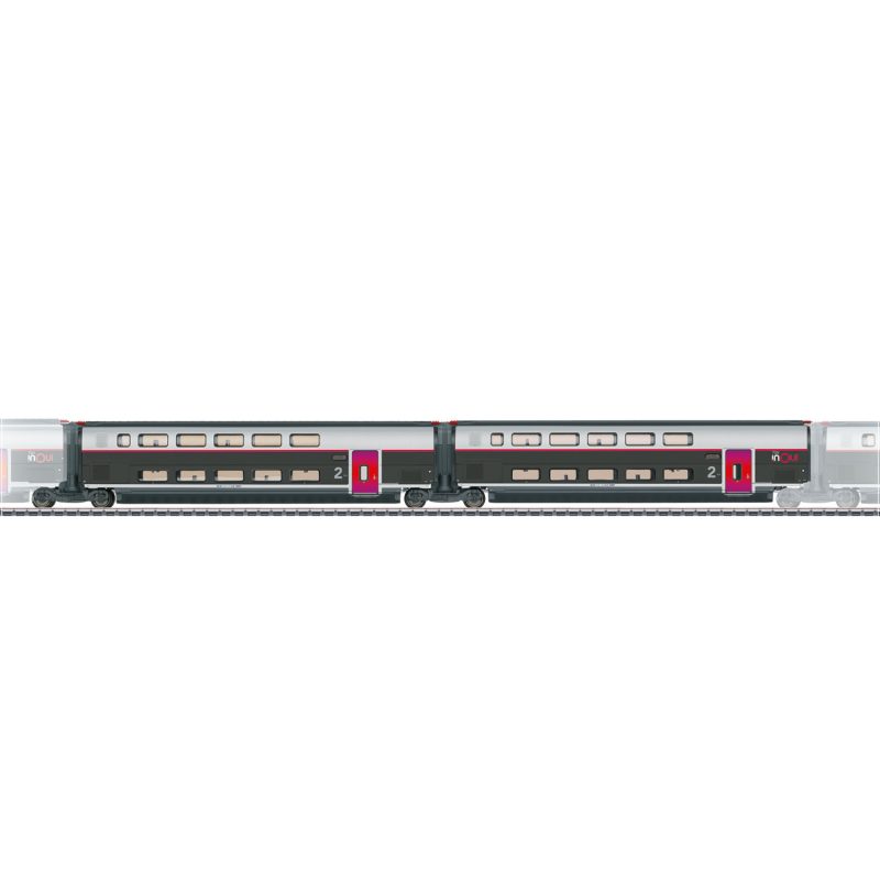 Märklin 43438 Add-On Car Set 2 for the TGV INOUI