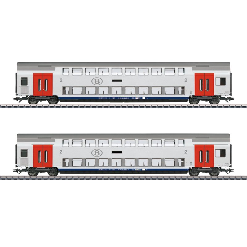 Märklin SNCB Bi-Level Car Set 43566