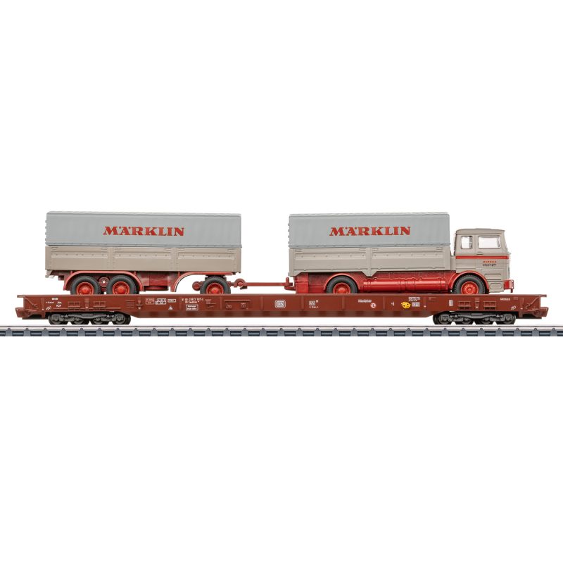 Märklin Type Saadkms Depressed-Floor Flat Car 47412