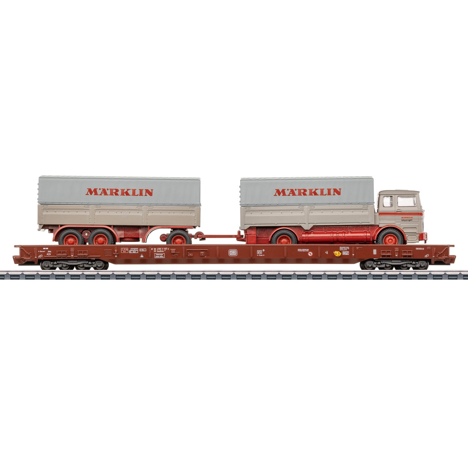 Märklin Type Saadkms Depressed-Floor Flat Car 47412