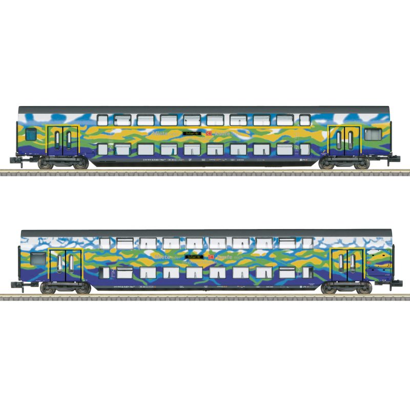 Minitrix “Tourism Train” Bi-Level Car Set 1 18298