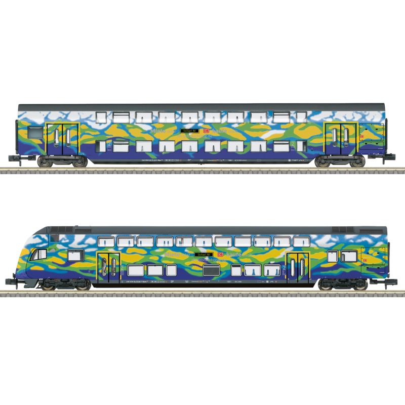 Minitrix “Tourism Train” Bi-Level Car Set 2 18299