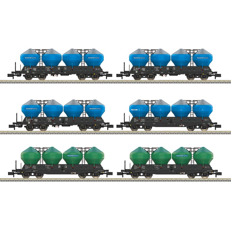 Minitrix 18301 Type Uacs Silo Car Set