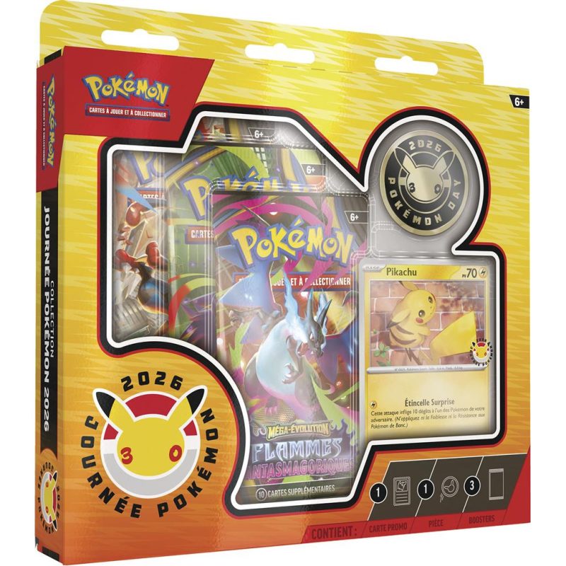 Pokemon Coffret Pokemon Day 2026 (3 bst + carte promo) 10-10394-102