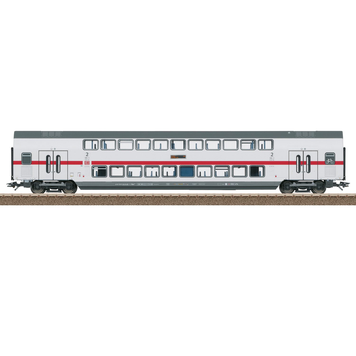 Trix IC2 Type DBpza 682.2 Bi-Level Intermediate Car, 2nd Class 23254