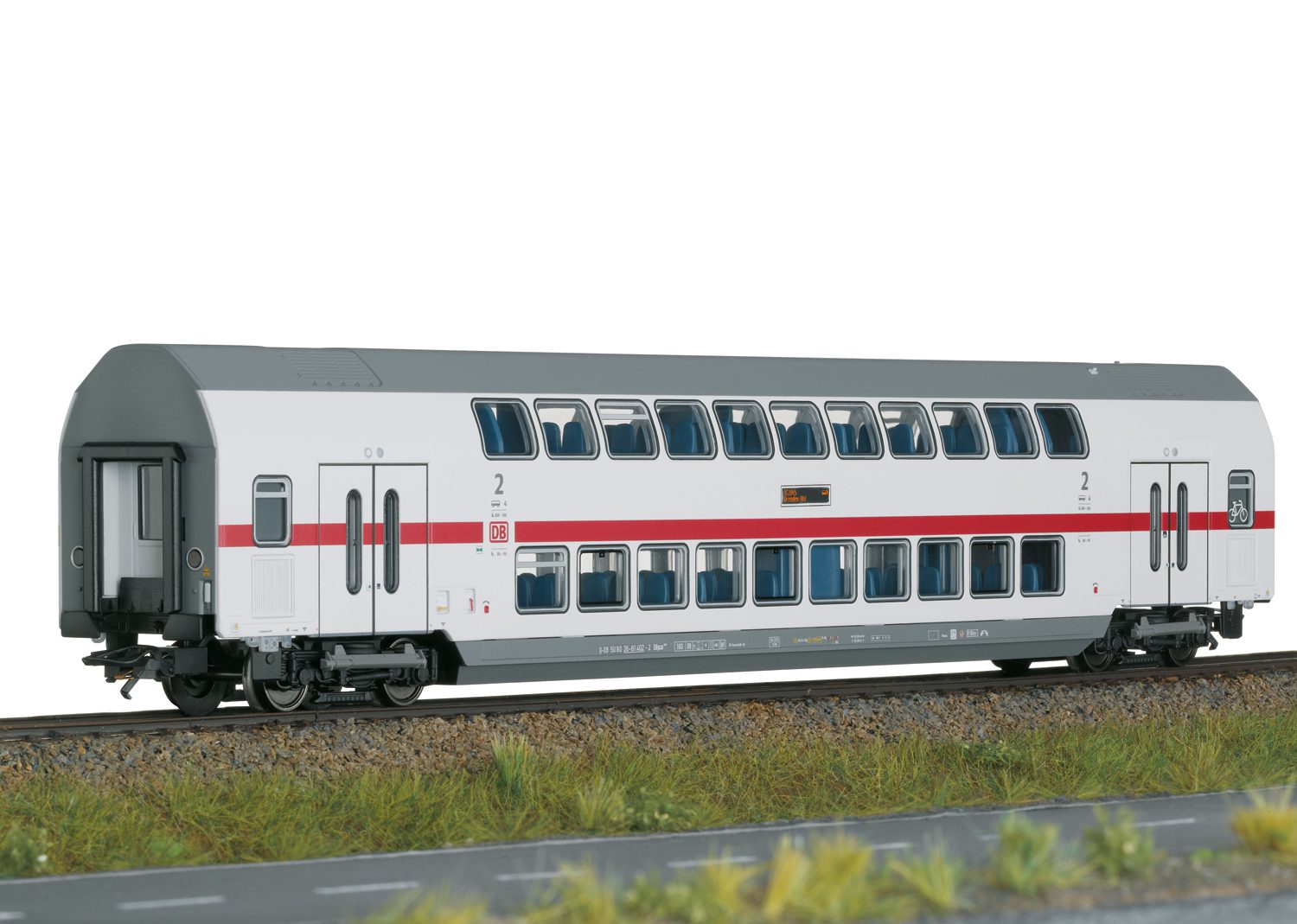 Trix IC2 Type DBpza 682.2 Bi-Level Intermediate Car, 2nd Class 23254