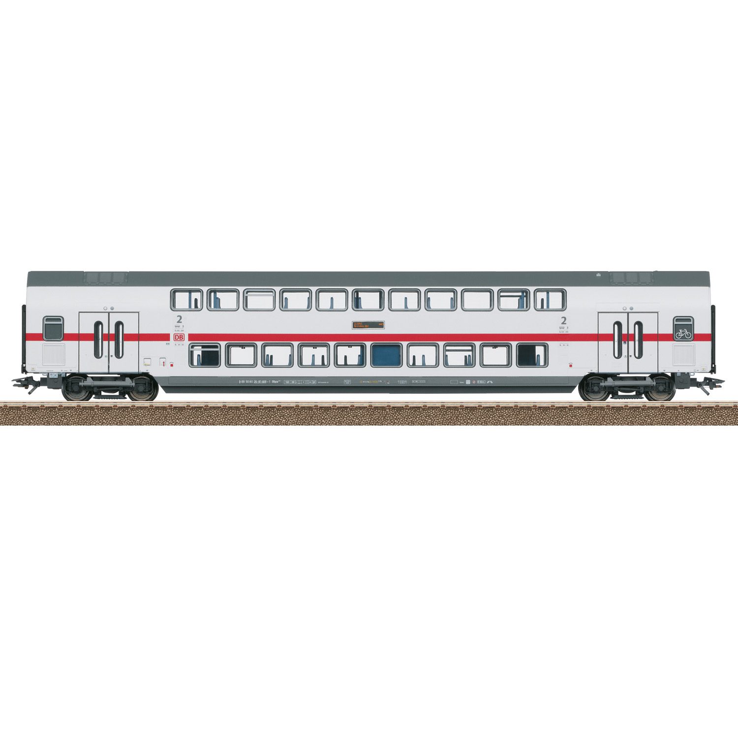 Trix IC2 Type DBpza 682.2 Bi-Level Intermediate Car, 2nd Class 23256