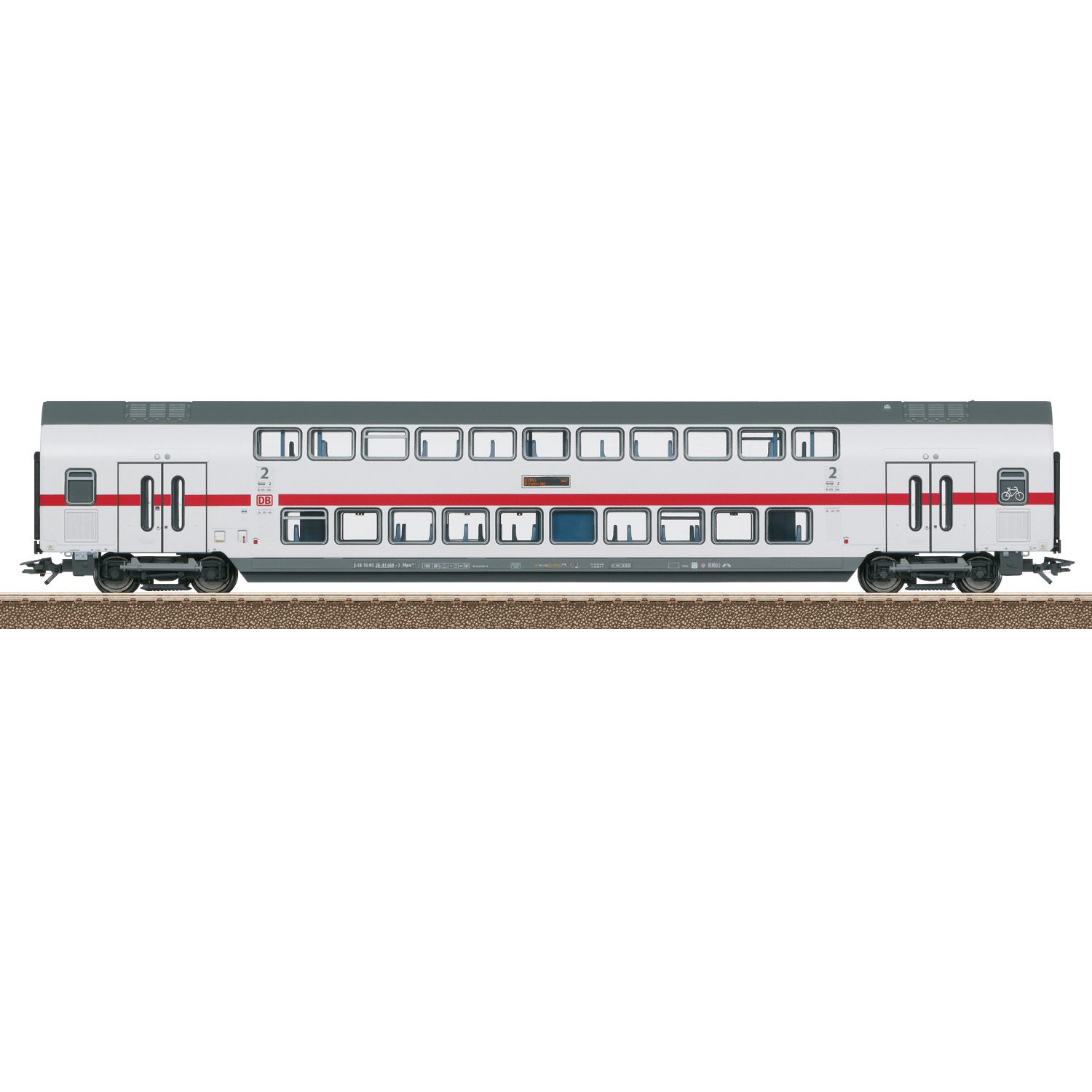 Trix IC2 Type DBpza 682.2 Bi-Level Intermediate Car, 2nd Class 23257