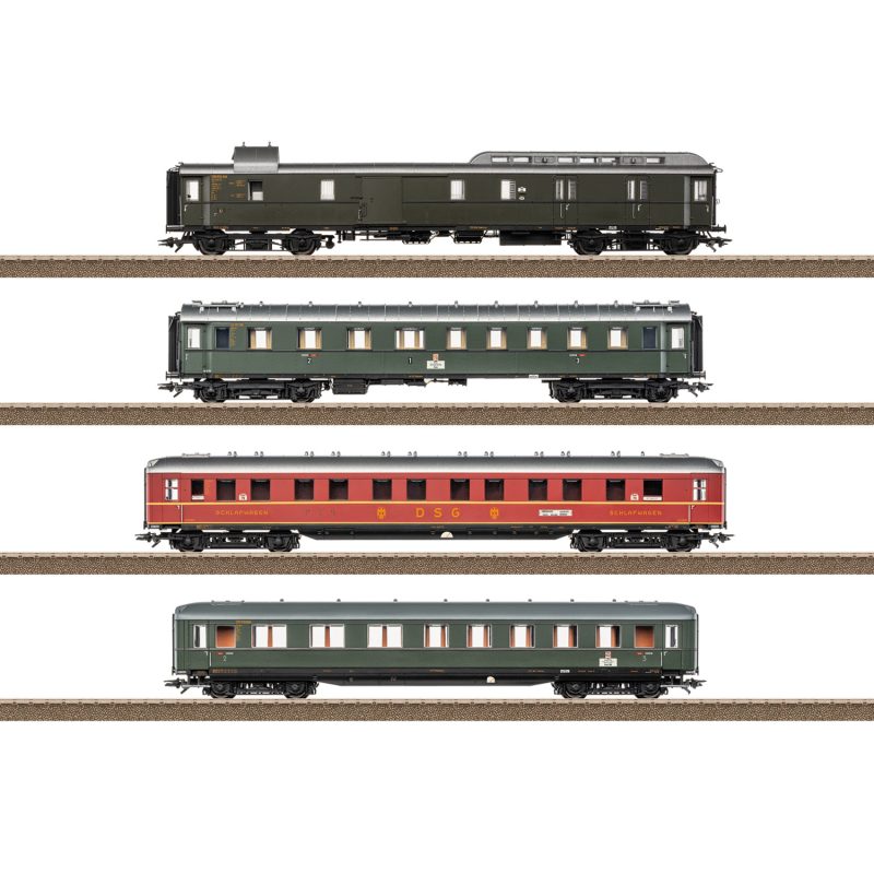 Trix Express Train Passenger Car Set 1 for the “D 74” 23651