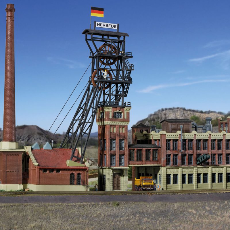 Kibri Mine Head Tower with Machine House and Coal Washery 37228