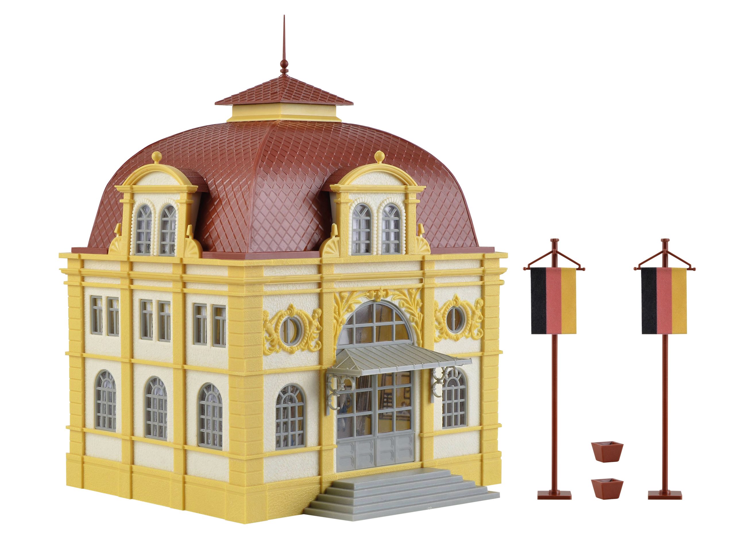 Vollmer Embassy Building with LED Lighting, Functional Kit 42004