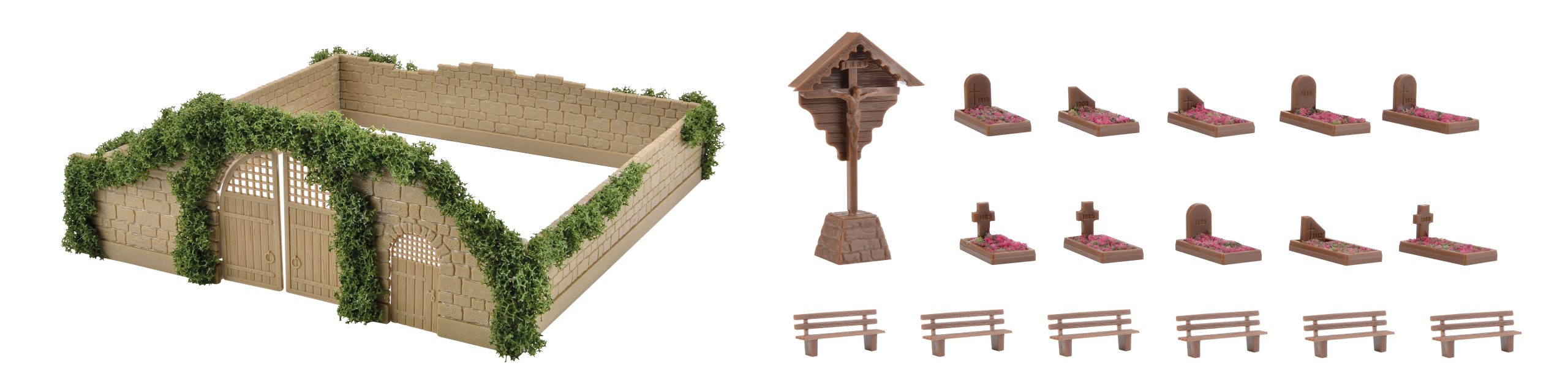 Vollmer Deco Set Graveyard 43861