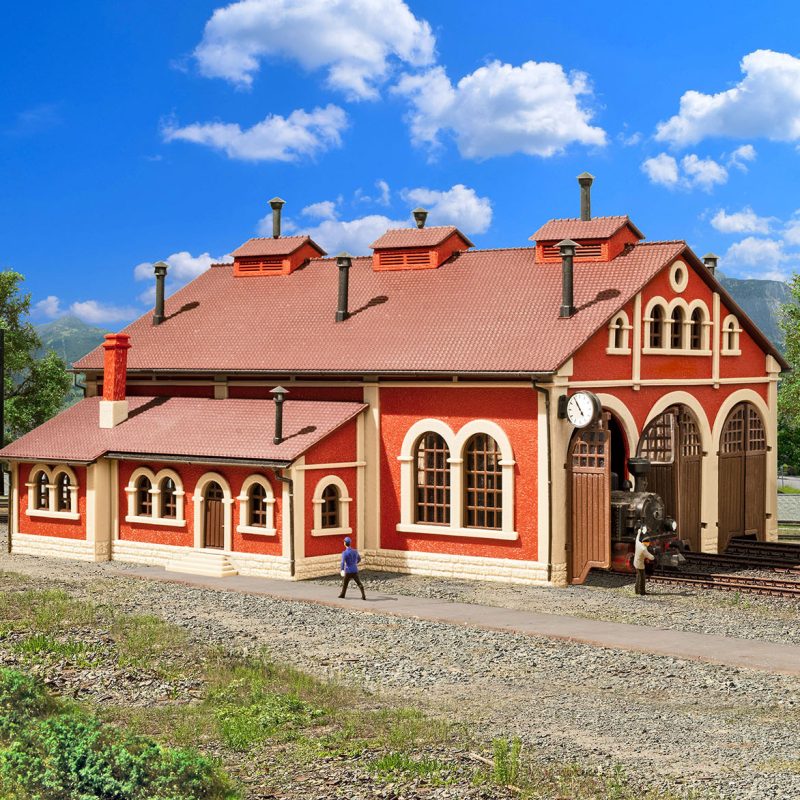 Vollmer Loco Shed, Three Track 47609