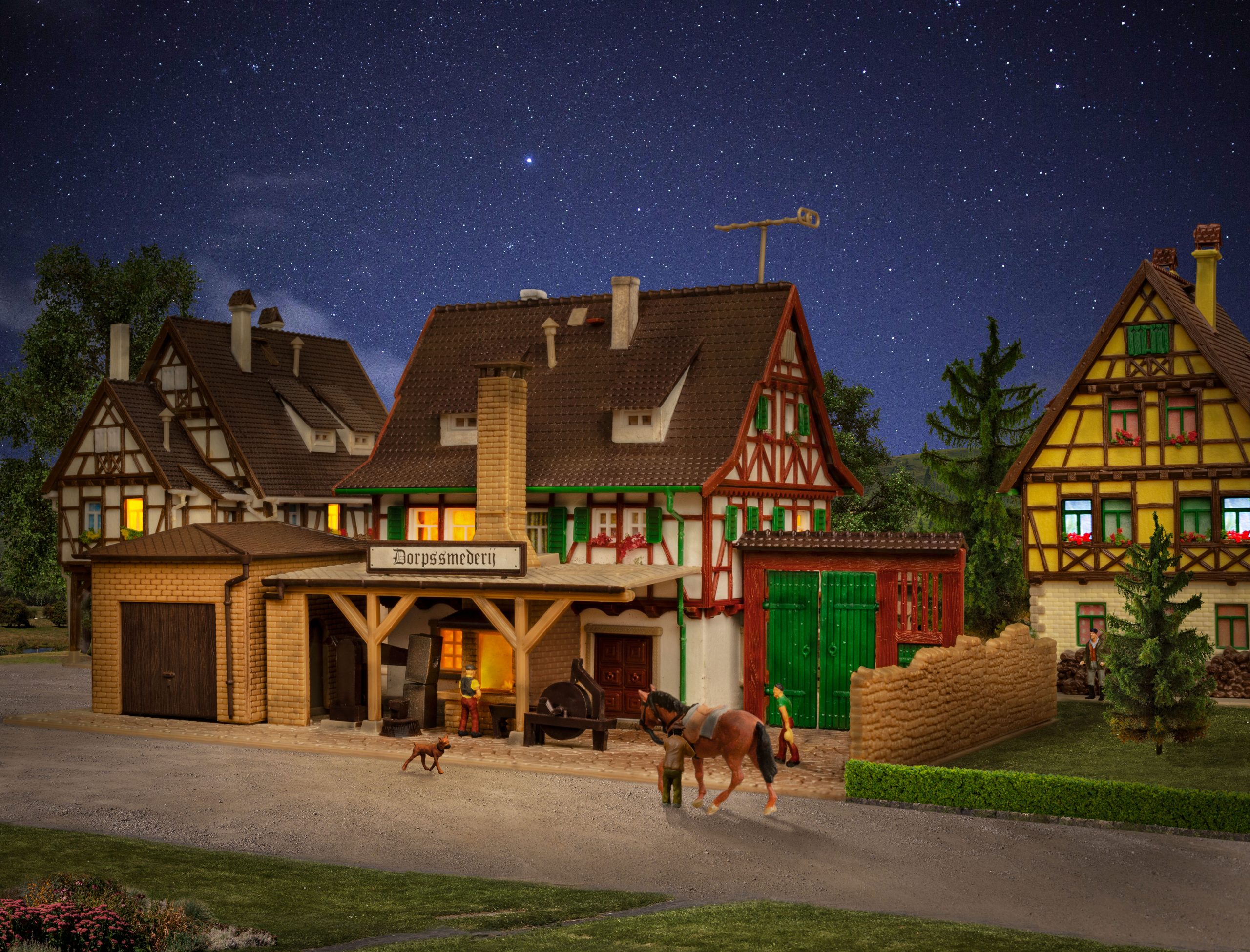 Vollmer Village Forge with Interior 47696