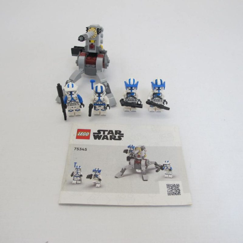 501st Clone Troopers Battle Pack. Complete with instructions, no box