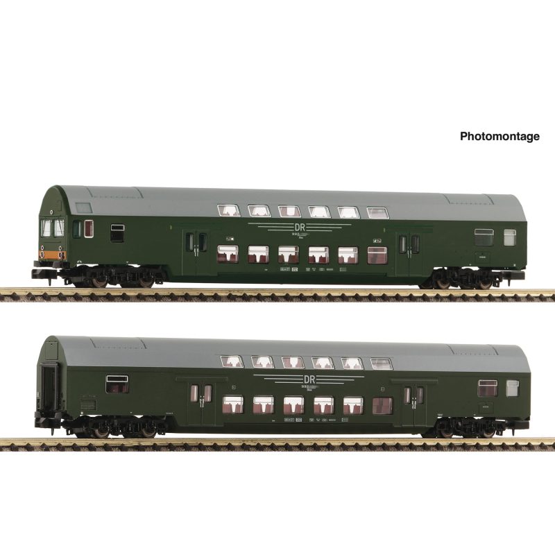 Fleischmann 2 Piece Set 1: Double-deck Coaches, DR 6260041