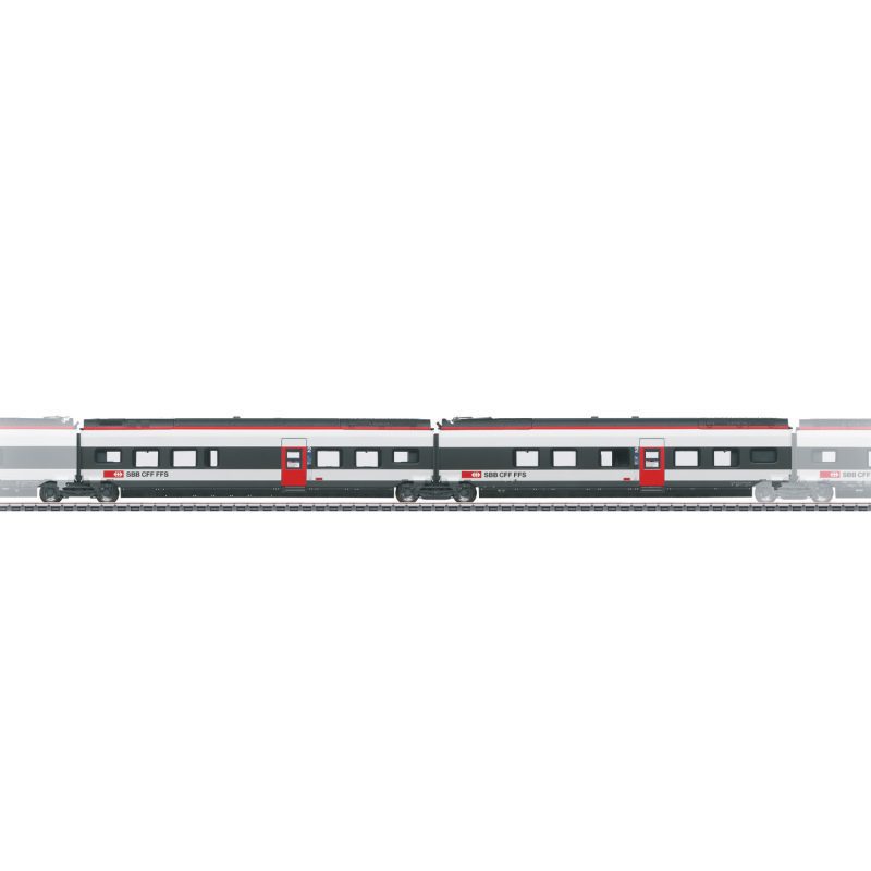 Märklin Add-On Car Set 1 for the Class RABe 501 022 Giruno 43451